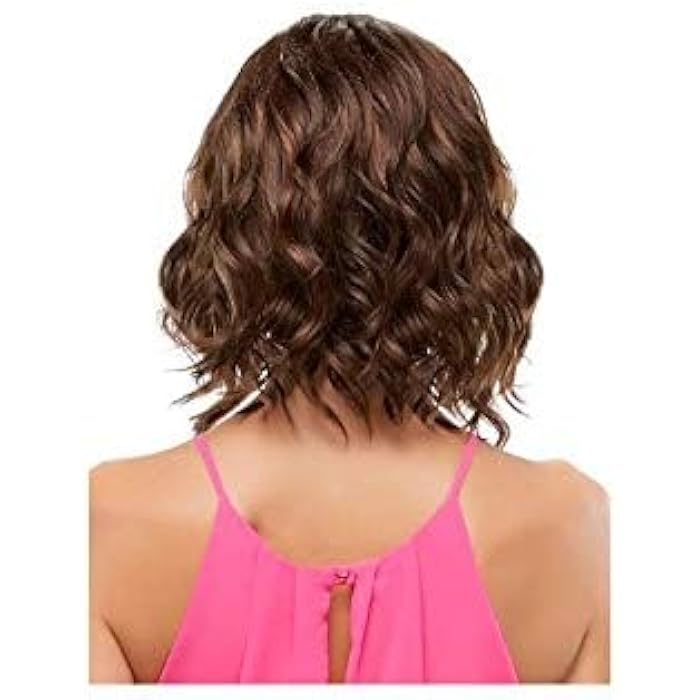 DILLARDS Women Short Wigs Brown Natural Curly Wigs (B091J437Wv) - Image 3